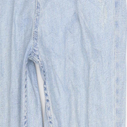 Denim Co Womens Blue  Denim Straight Jeans Size 8 L27 in