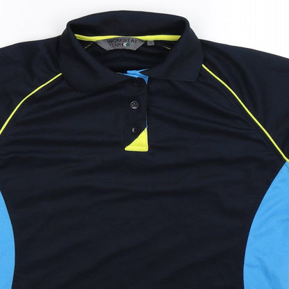 Workwear Womens Blue   Basic Polo Size 12