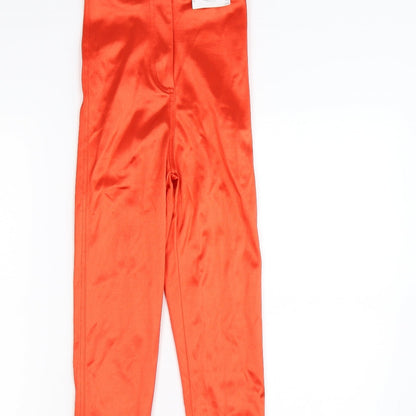Womens UK Size 6 Topshop  Capri Red Leggings