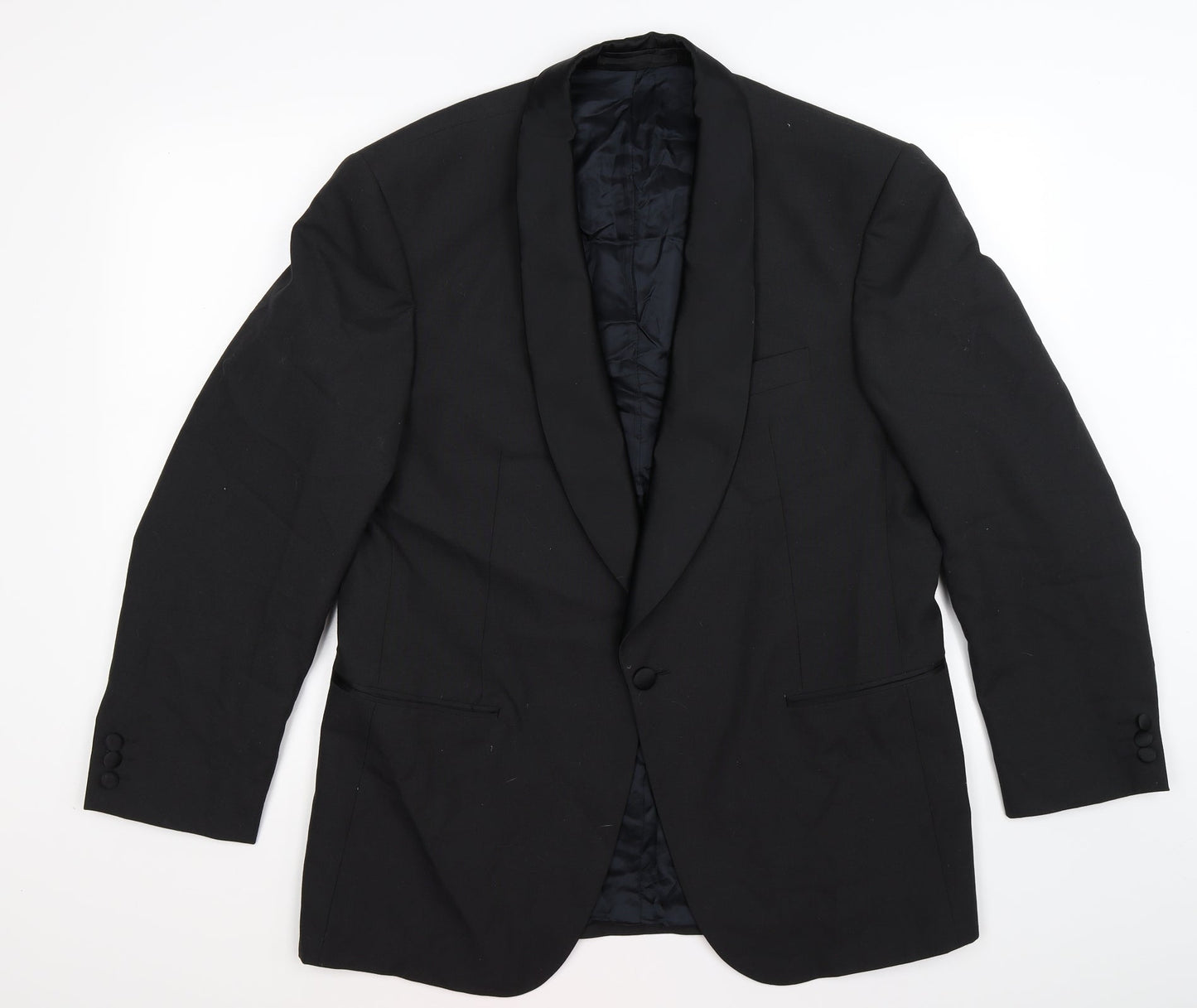Mens UK Size 40 Scott & Taylor Regular Black Suit Jacket
