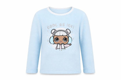 Primark Girls Blue Solid  Top Pyjama Top Size 7-8 Years