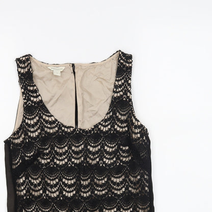 Womens UK Size 8 Monsoon Black Basic Tank