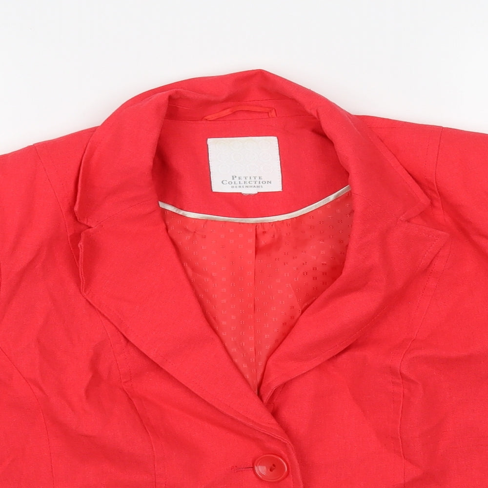 Womens UK Size S Debenhams Pink Jacket