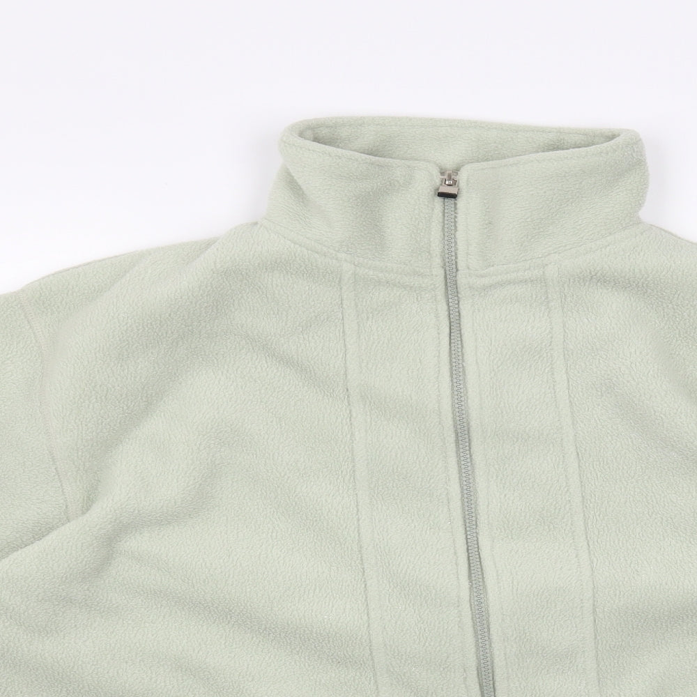 Preworn Womens Green   Full Zip Sweatshirt Size S