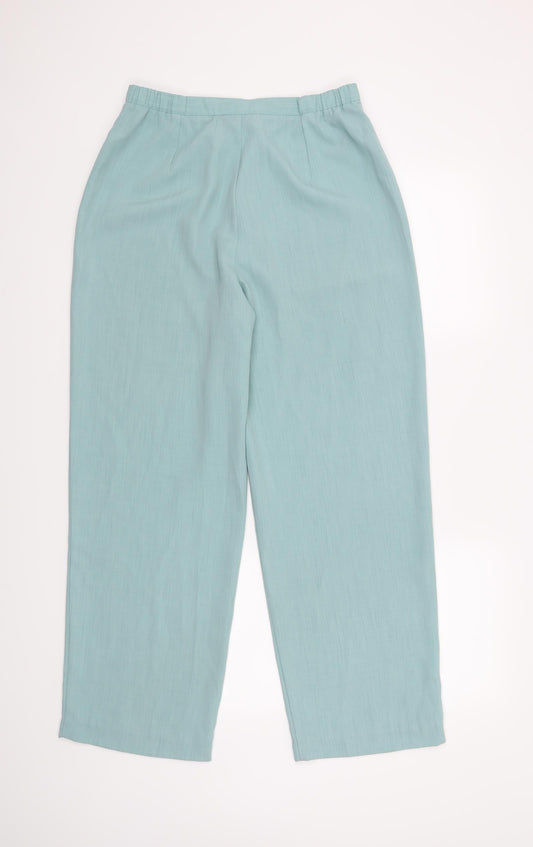 Womens UK Size 12 BHS Regular Fit  Blue Trousers