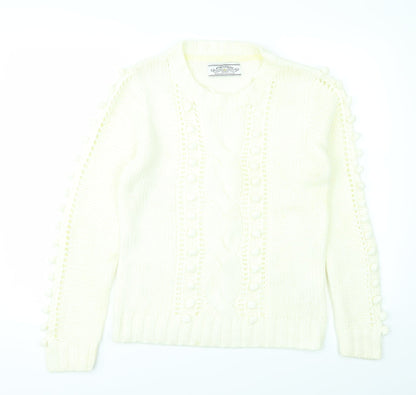 Atmosphere Womens White   Pullover Jumper Size 14
