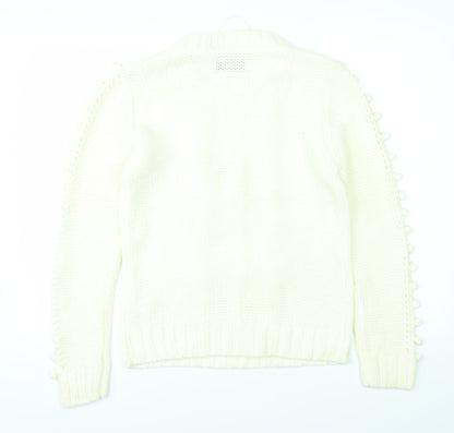 Atmosphere Womens White   Pullover Jumper Size 14