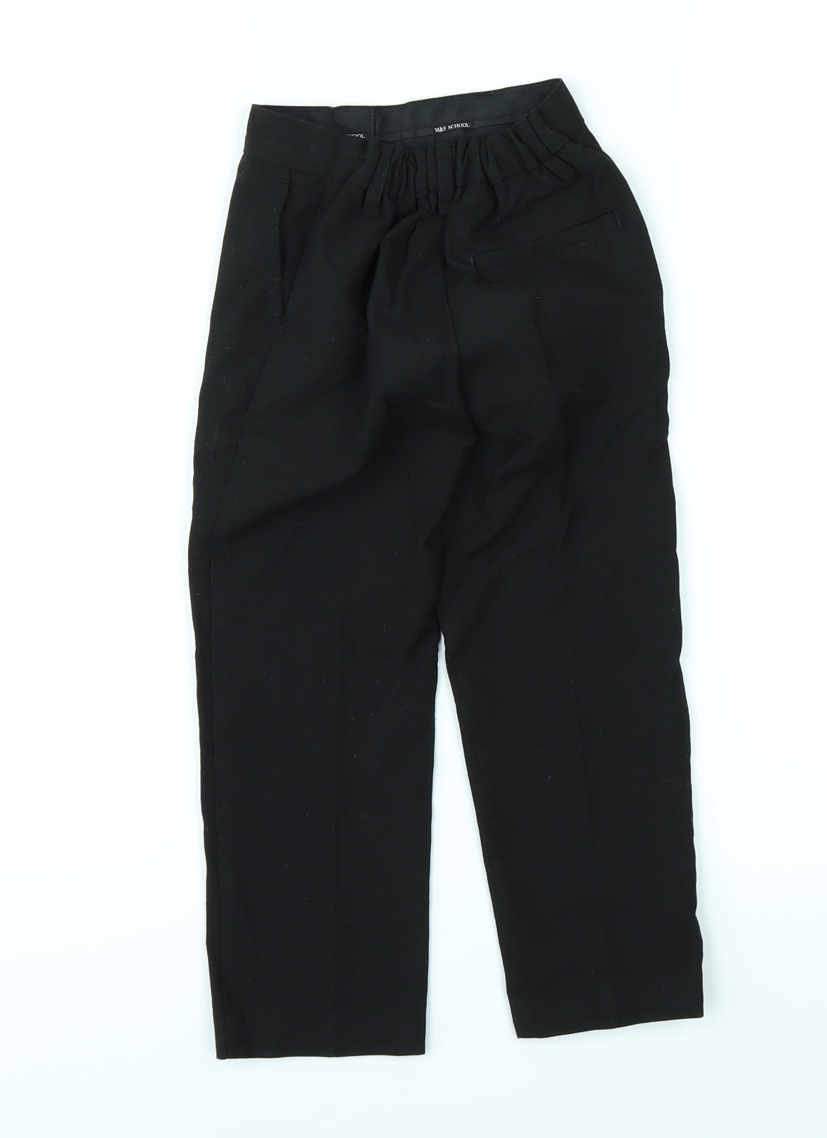Marks and Spencer Girls Black   Chino Trousers Size 3-4 Years - school