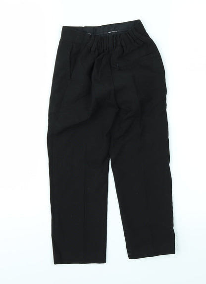 Marks and Spencer Girls Black   Chino Trousers Size 3-4 Years - school