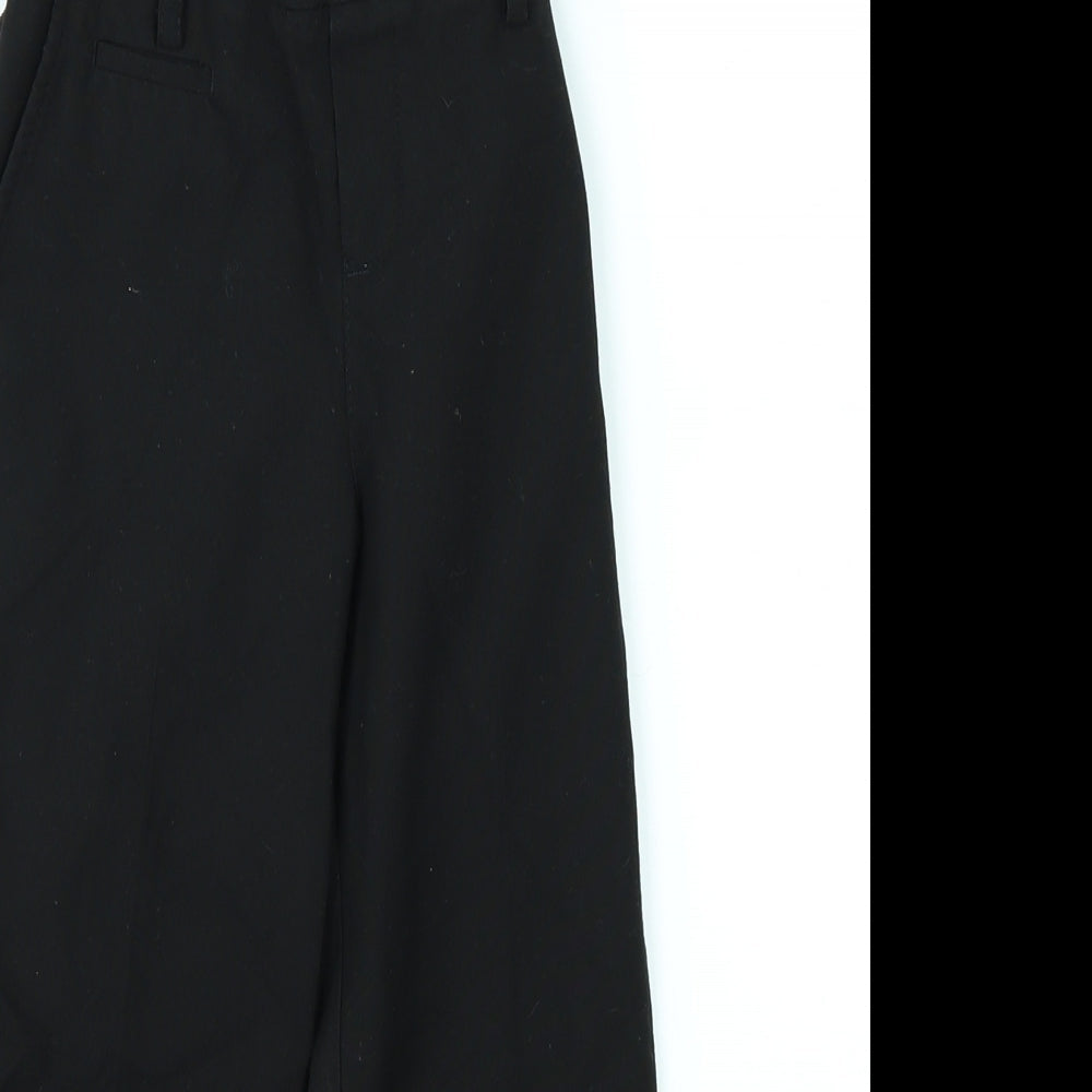 Marks and Spencer Girls Black   Chino Trousers Size 3-4 Years - school