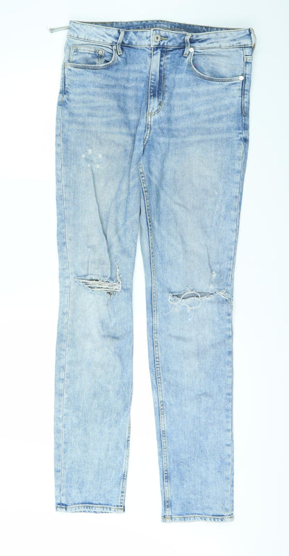 H&M Mens Blue   Straight Jeans Size 31 L30 in