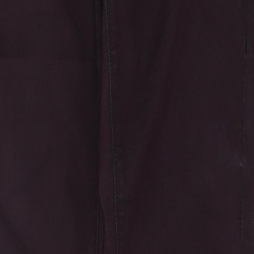 Topshop Womens Purple   Skinny Jeans Size 28 L30 in