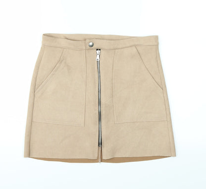 Womens UK Size S Preworn A-Line  Skirt