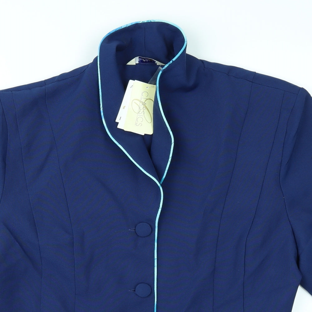 Classic Womens Blue   Cardigan Jumper Size 18