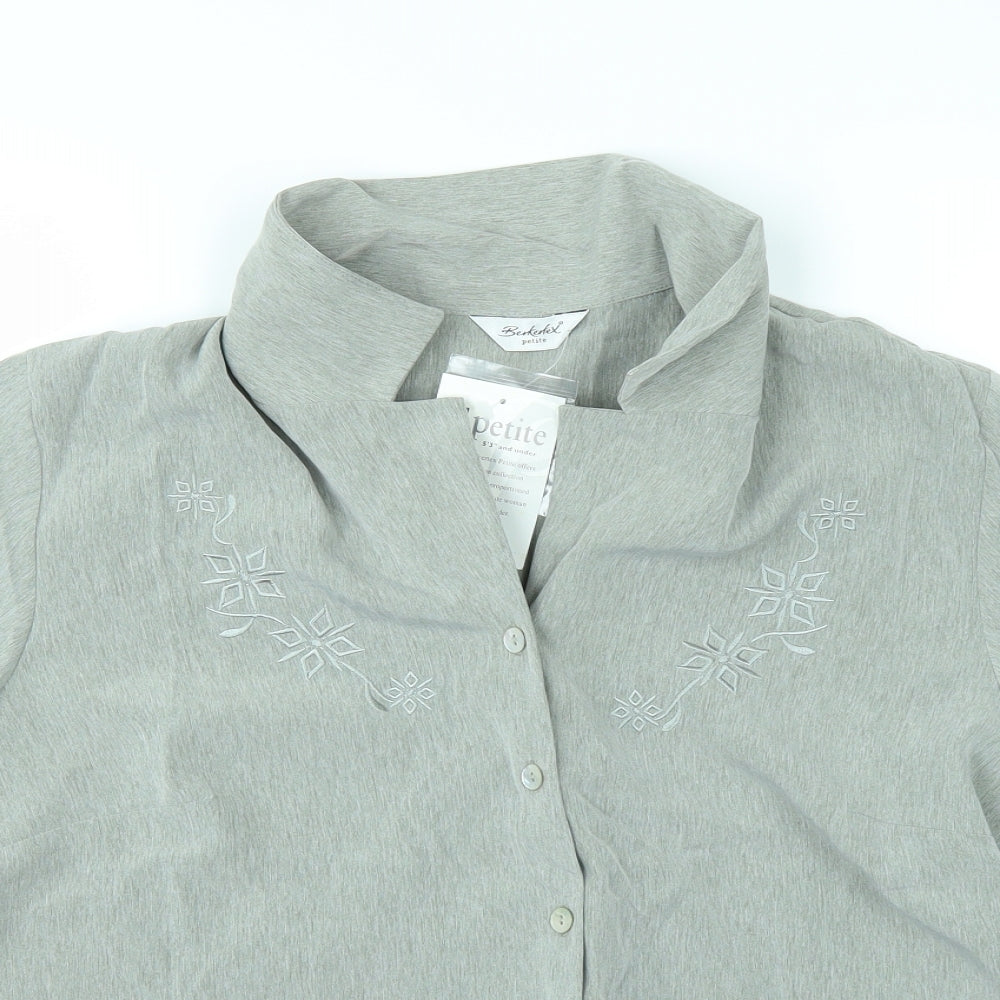 Berkertex Womens Grey   Basic T-Shirt Size 20