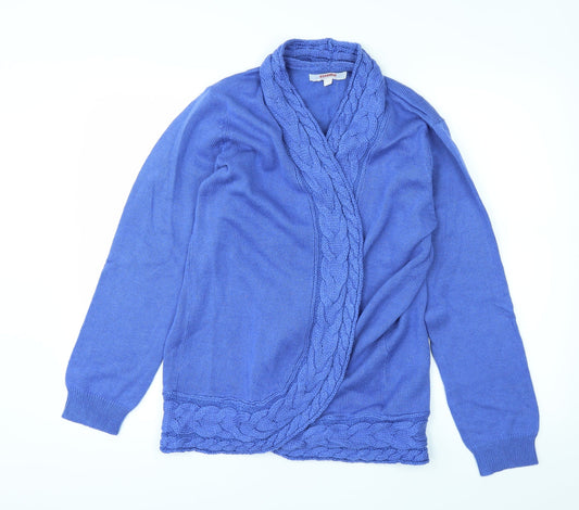 Essentials Womens Blue   Cardigan Jumper Size 16