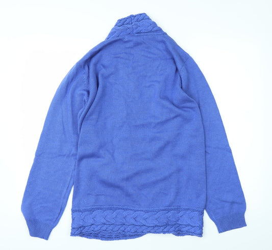 Essentials Womens Blue   Cardigan Jumper Size 16