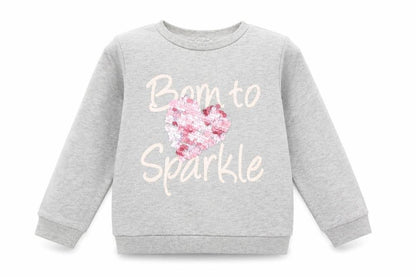 Primark Girls Grey   Pullover Sweatshirt Size 6-7 Years