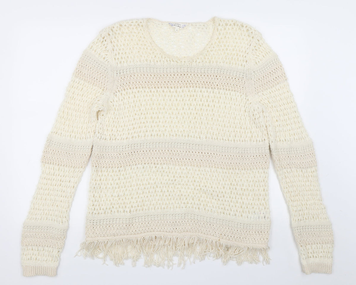 Matalan Womens Beige   Pullover Jumper Size L