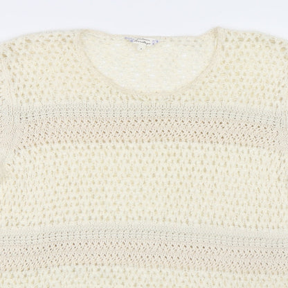 Matalan Womens Beige   Pullover Jumper Size L