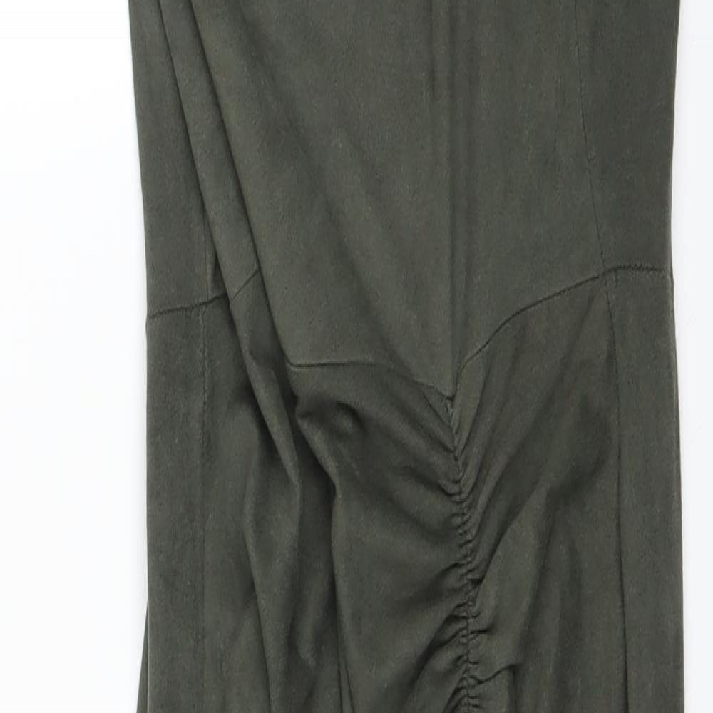 PRETTYLITTLETHING Womens Green   A-Line  Size 10