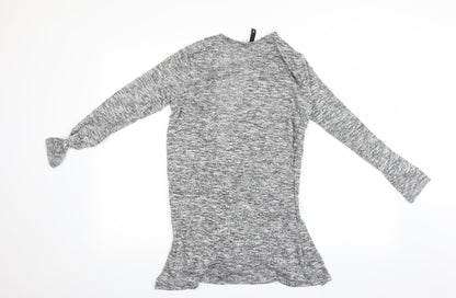 H&M Womens Grey   Cardigan Jumper Size S