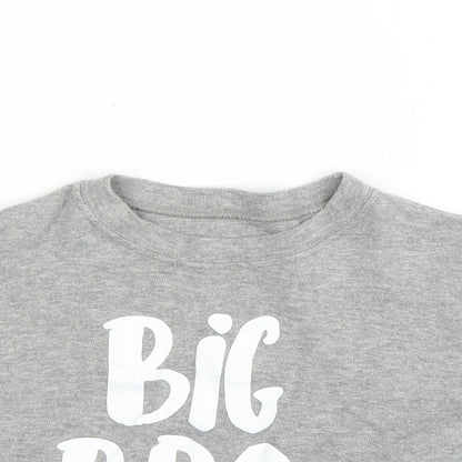 Preworn Boys Grey   Basic T-Shirt Size 2 Years