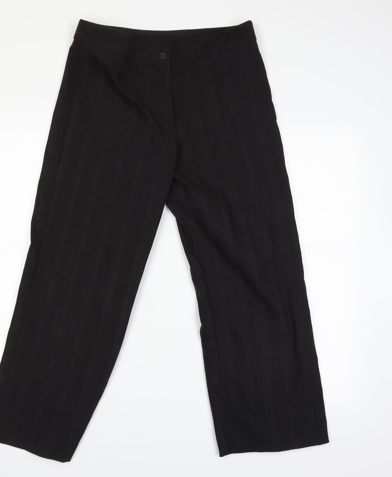 Liz Jordan Womens Black   Trousers  Size 10 L23 in
