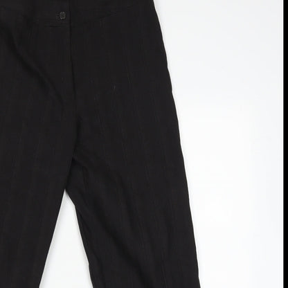 Liz Jordan Womens Black   Trousers  Size 10 L23 in