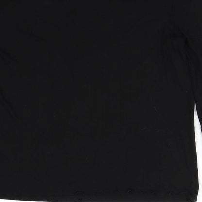 Womens UK Size 6 NEXT Black Basic Blouse