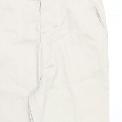 Mens UK Size S Cotton Traders Regular Fit Dress Pants Beige Trousers