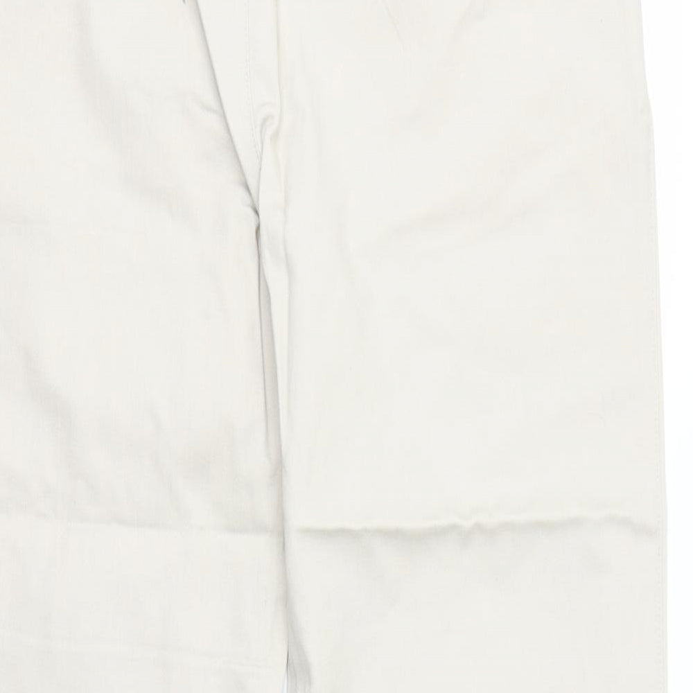 Mens UK Size S Cotton Traders Regular Fit Dress Pants Beige Trousers