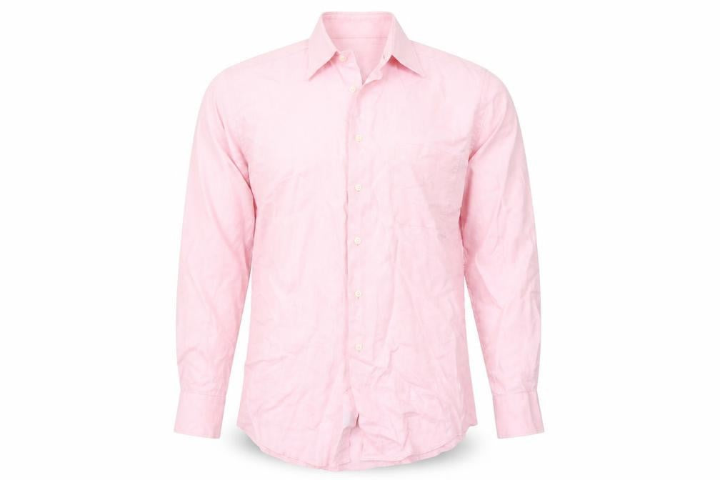 Mens UK Size S John Lewis Pink  Button-Up Long Sleeve Casual Shirt
