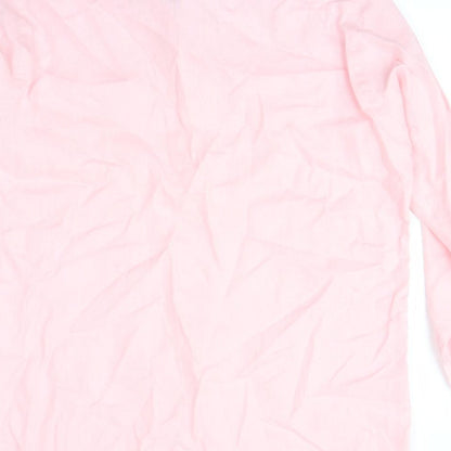 Mens UK Size S John Lewis Pink  Button-Up Long Sleeve Casual Shirt