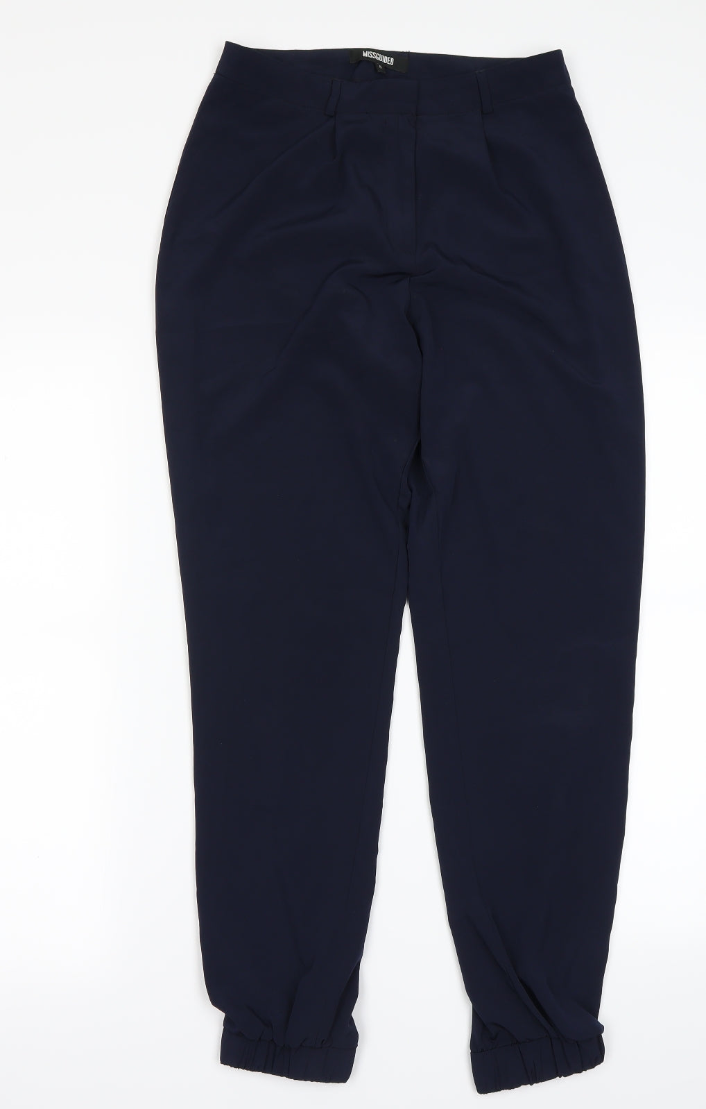 Womens UK Size 6 Missguided Regular Fit Dress Pants Blue Trousers