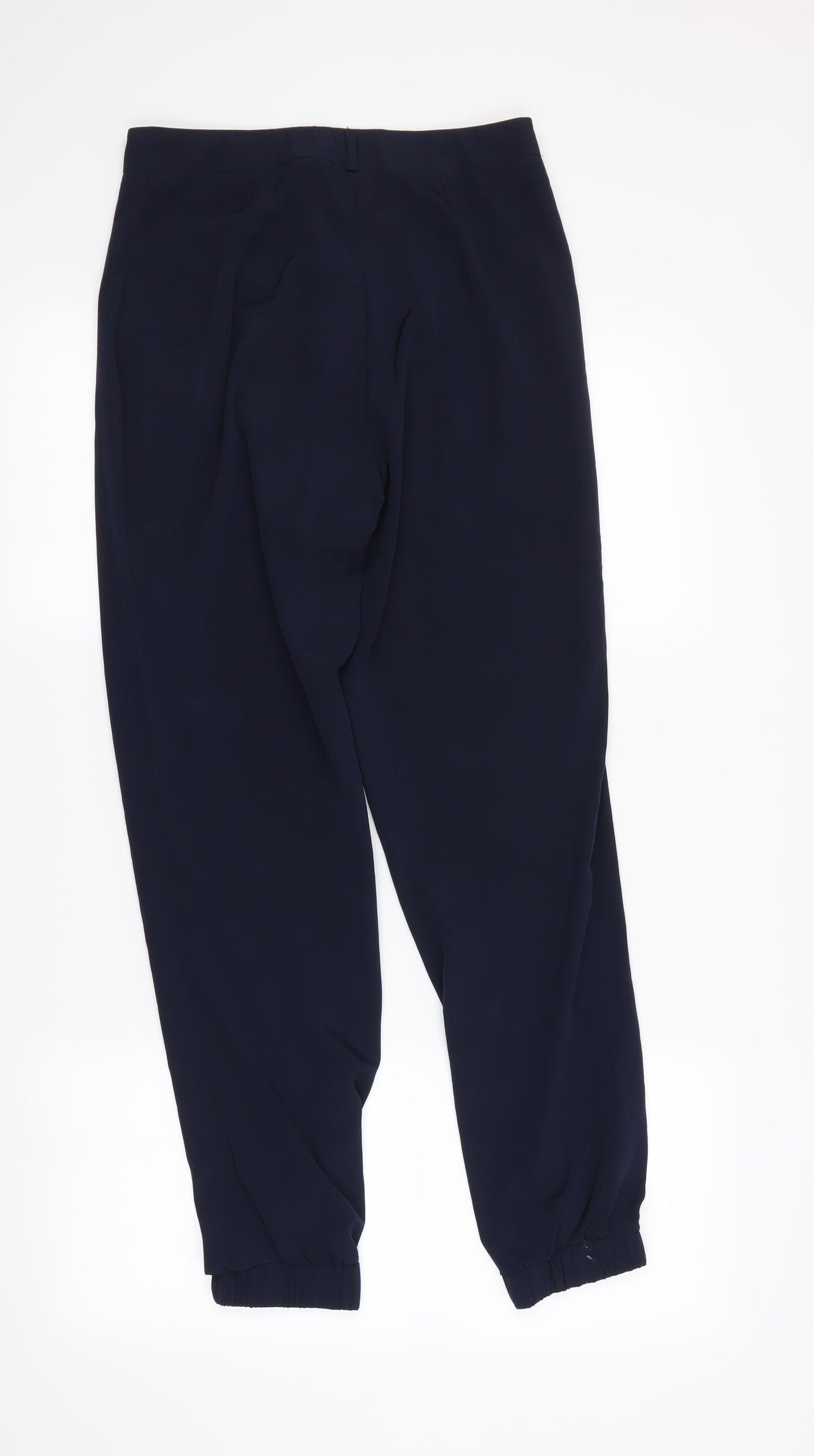 Womens UK Size 6 Missguided Regular Fit Dress Pants Blue Trousers