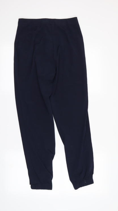 Womens UK Size 6 Missguided Regular Fit Dress Pants Blue Trousers