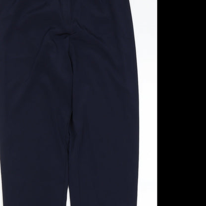 Womens UK Size 6 Missguided Regular Fit Dress Pants Blue Trousers