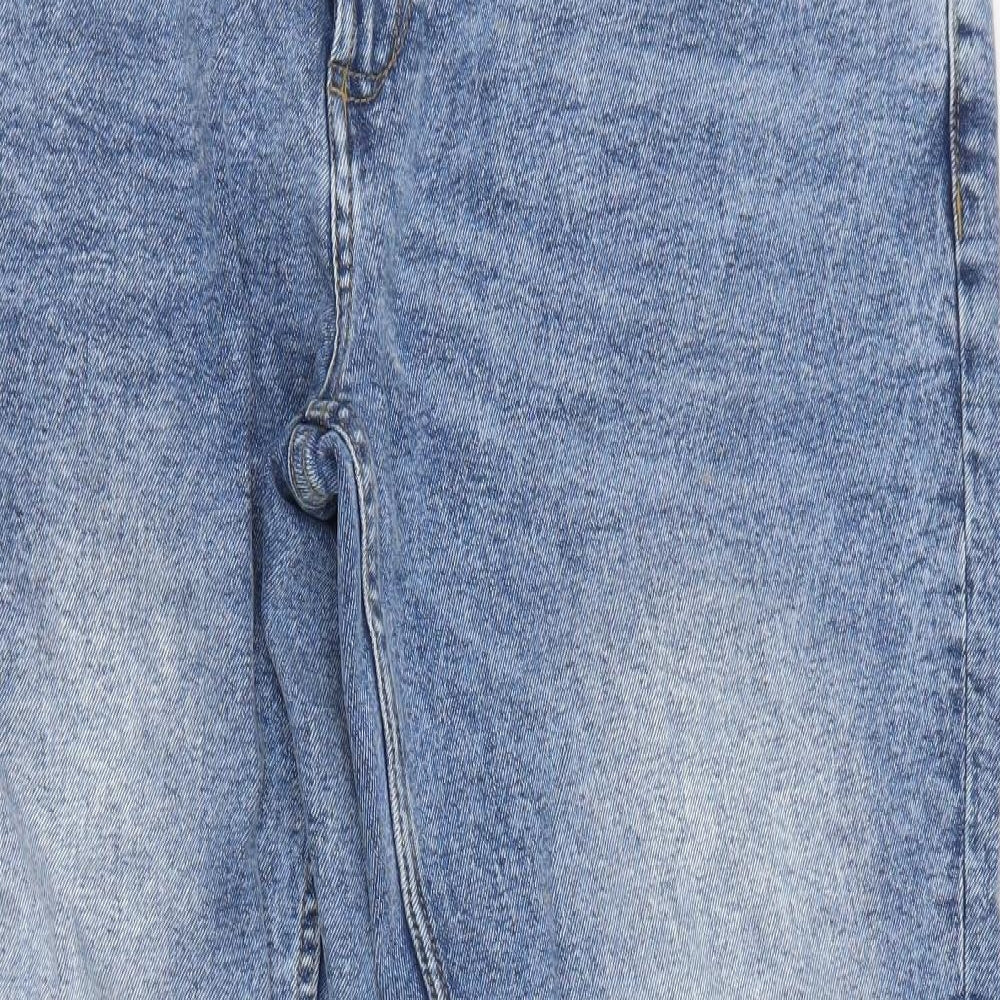 Burton Menswear Mens Blue  Denim Straight Jeans Size L L29 in