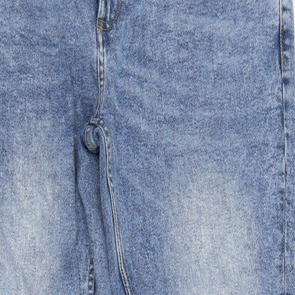 Burton Menswear Mens Blue  Denim Straight Jeans Size L L29 in