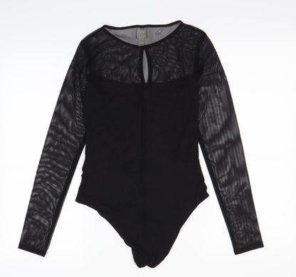 Divided by H&M Womens Black   Bodysuit One-Piece Size S