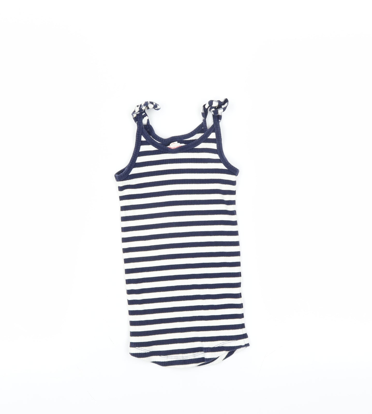 Country Road Girls Blue Striped  Camisole T-Shirt Size 7 Years