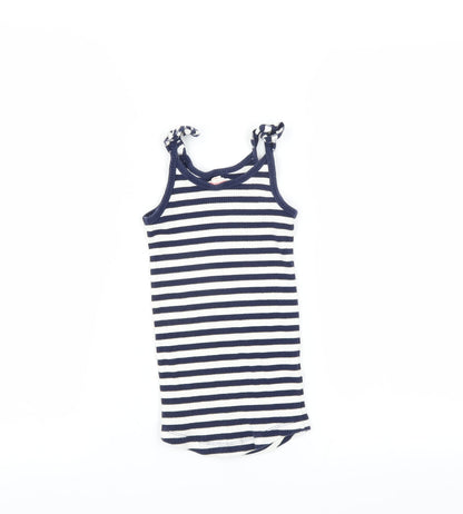Country Road Girls Blue Striped  Camisole T-Shirt Size 7 Years