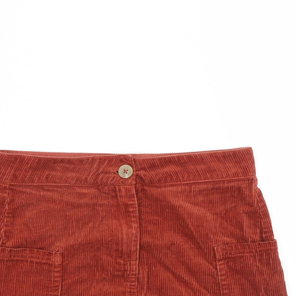 Dunnes Stores Girls Brown  Corduroy A-Line Skirt Size 9 Years