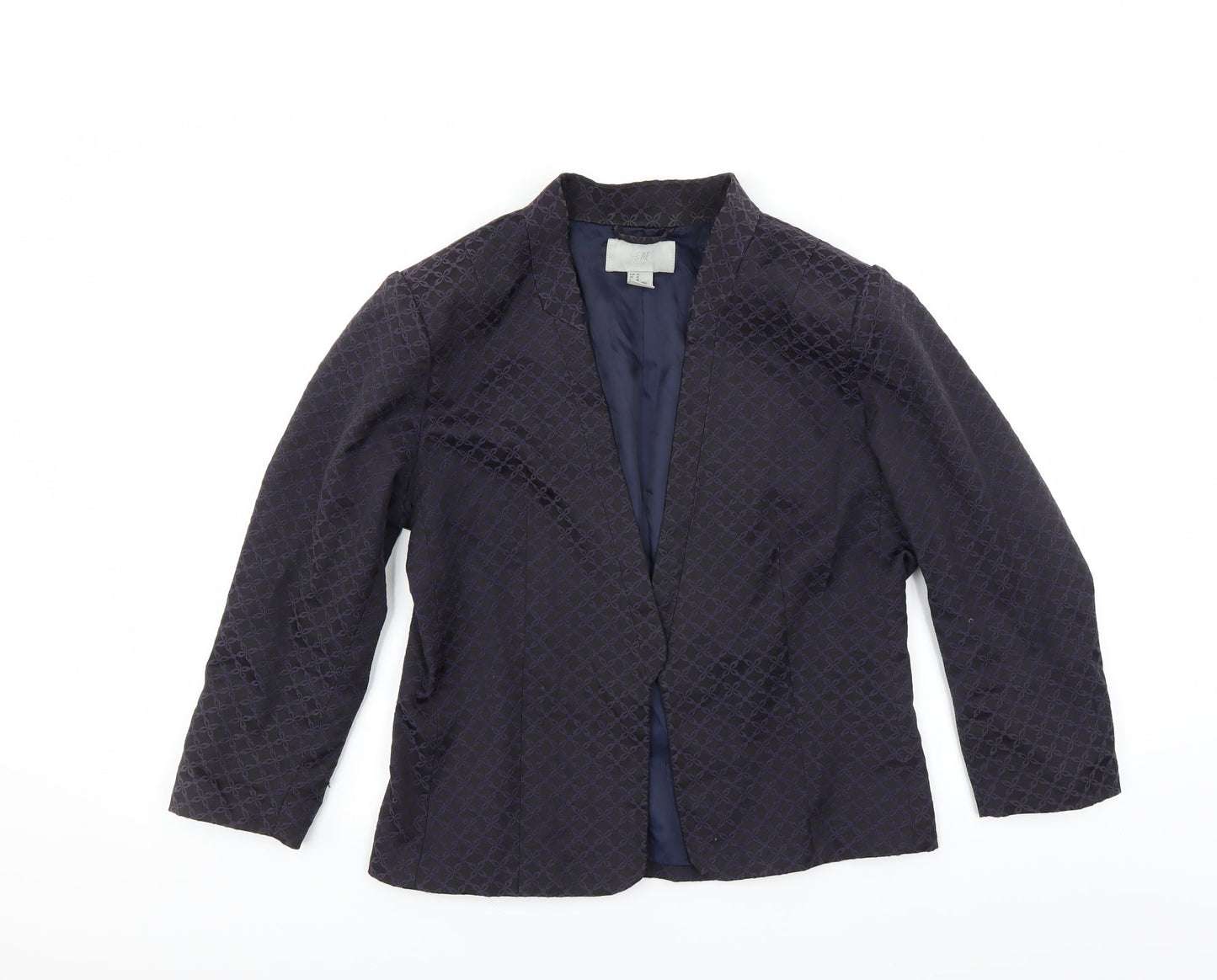 H&M Womens Purple   Jacket Suit Jacket Size 16