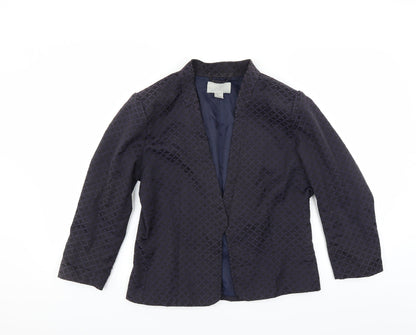 H&M Womens Purple   Jacket Suit Jacket Size 16