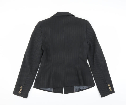 Dorothy Perkins Womens Black Striped  Jacket Suit Jacket Size 12