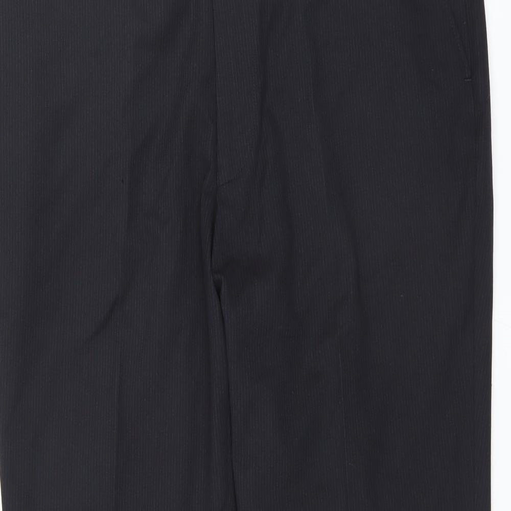 F&F Mens Blue Striped  Trousers  Size 34 in L29 in