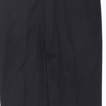 F&F Mens Blue Striped  Trousers  Size 34 in L29 in