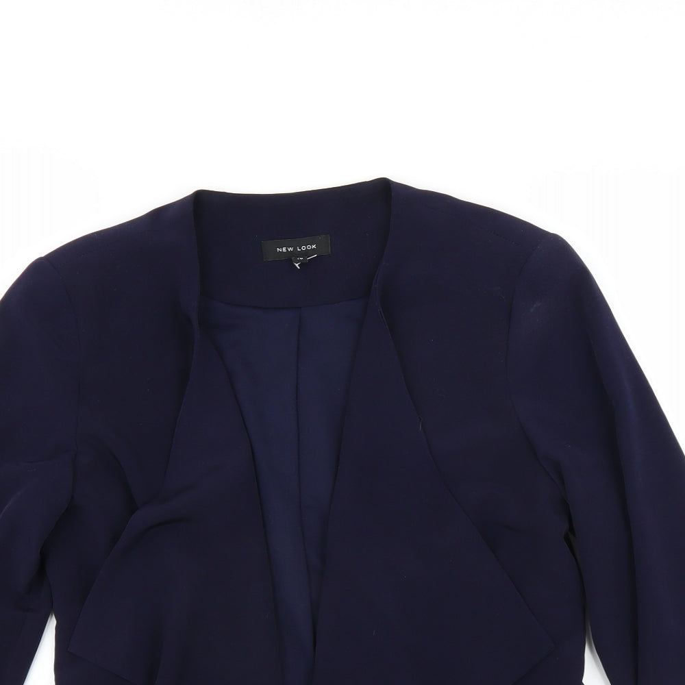 New Look Womens Blue   Jacket Suit Jacket Size 10